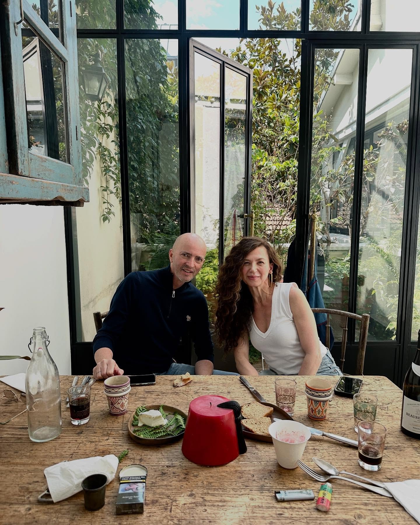 Lunch with Irina &amp; Eric #SAMParis147

@slagrxgallery 
@ericdereumaux